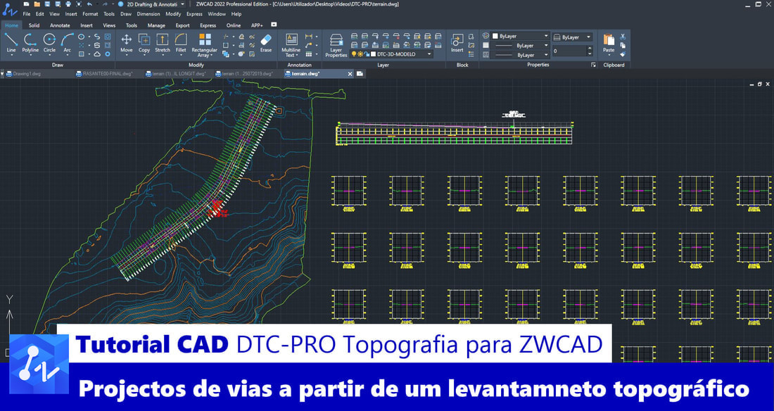 Guia para escolher um Software de Topografia - DTC-PRO para ZWCAD | Ibercad, Lda